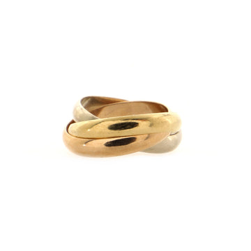 Cartier Trinity Ring 18K Tricolor Gold Medium