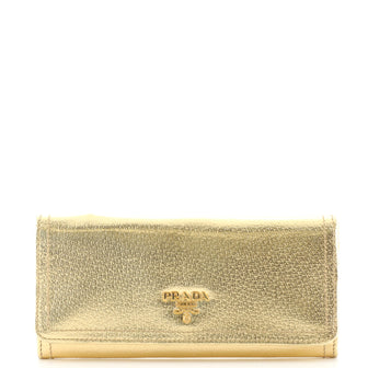 Prada Continental Wallet Vitello Daino Long