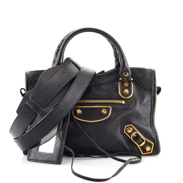 Balenciaga City Classic Metallic Edge Bag Leather Mini