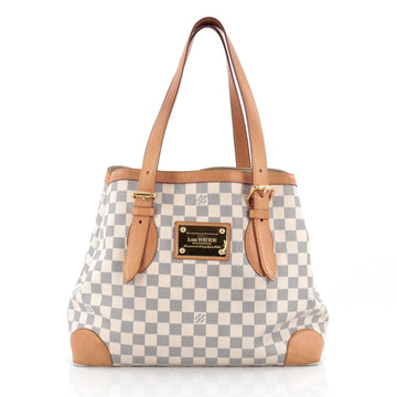 Louis Vuitton Hampstead Handbag Damier MM White