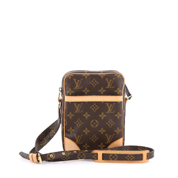 Louis Vuitton Danube Handbag Monogram Canvas Brown