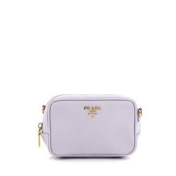Prada Zip Crossbody Bag Saffiano Leather Mini