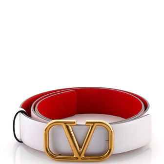 Valentino VLogo Reversible Belt Leather Medium