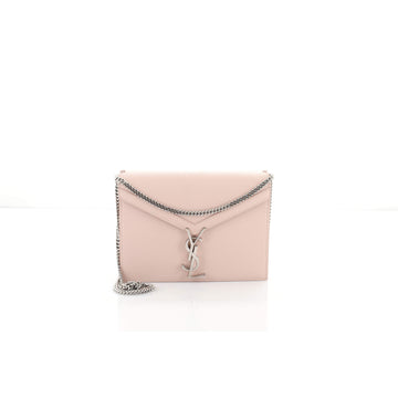 Saint Laurent Cassandra Chain Shoulder Bag Leather Small