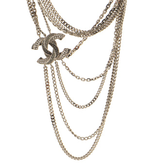 Chanel CC Multistrand Necklace Metal
