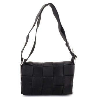 Bottega Veneta Cassette Crossbody Bag Maxi Intrecciato Fabric