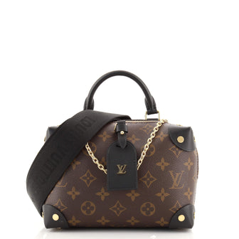 Louis Vuitton Petite Malle Souple Handbag Monogram Canvas