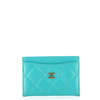 Chanel Classic Card Holder Quilted Caviar