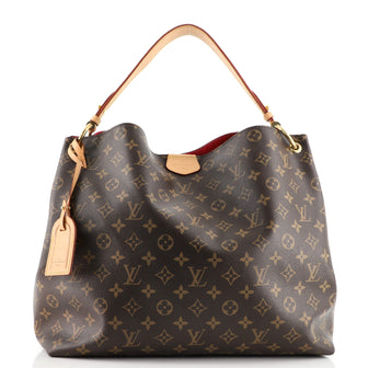 Louis Vuitton Graceful Handbag Monogram Canvas MM