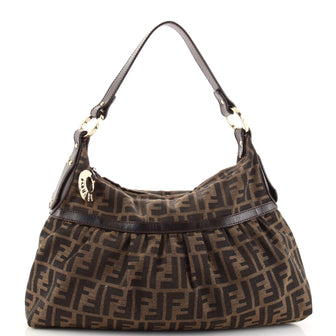 Fendi Chef Hobo Zucca Canvas Large