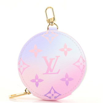 Louis Vuitton Multi Pochette Accessoires Round Coin Purse Spring in the City Monogram Canvas