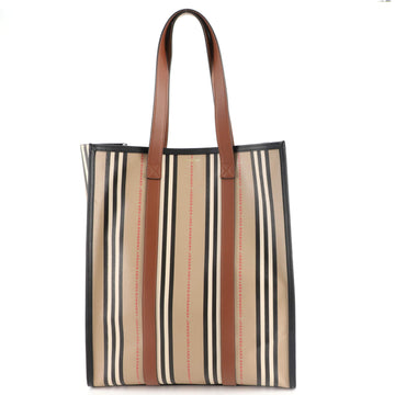 Burberry Portrait Tote Icon Stripe E-Canvas Medium