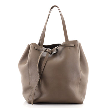 Celine Phantom Tie Cabas Tote Leather Medium