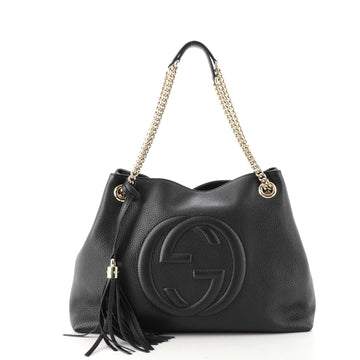 Gucci Soho Chain Strap Shoulder Bag (Outlet) Leather Medium
