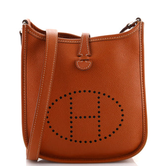 Hermes Long Strap Evelyne Bag Epsom TPM