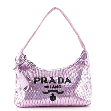 Prada Re-Edition 2000 Hobo Sequins Mini