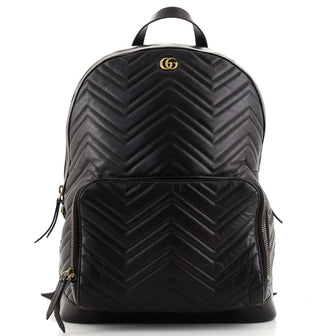Gucci GG Marmont Pocket Backpack Matelasse Leather Medium