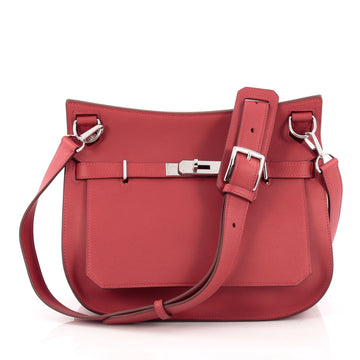 Hermes Jypsiere Handbag Swift 28 Red