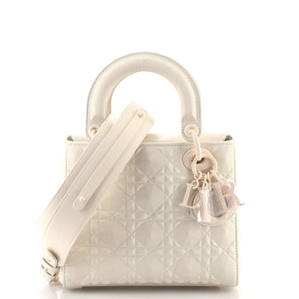 Christian Dior My ABCDior Lady Dior Bag Diamond Motif Cannage Calfskin Small