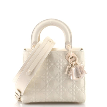 Christian Dior My ABCDior Lady Dior Bag Diamond Motif Cannage Calfskin Small