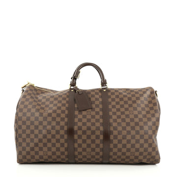Louis Vuitton Keepall Bandouliere Bag Damier 55