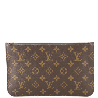 Louis Vuitton Neverfull Pochette Monogram Canvas Large