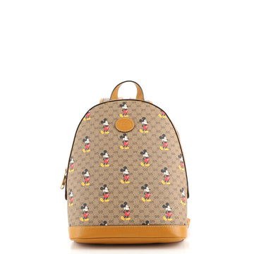Gucci Disney Mickey Mouse Backpack Printed Mini GG Coated Canvas Small