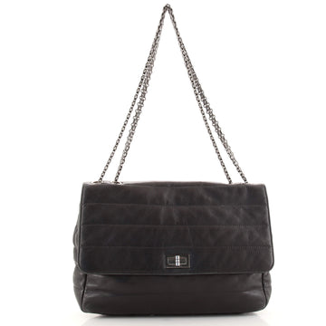 Chanel Vintage Reissue Flap Bag Horizontal Quilt Lambskin Jumbo