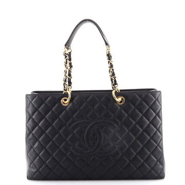 Chanel Grand Shopping Tote Quilted Caviar XL