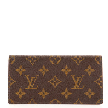 Louis Vuitton Checkbook Cover Monogram Canvas