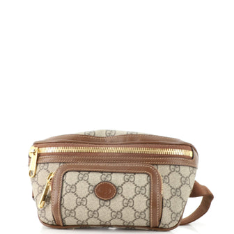 Gucci Interlocking G Patch Belt Bag GG Coated Canvas