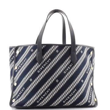 Givenchy Bond Shopper Tote Logo Jacquard Canvas Medium