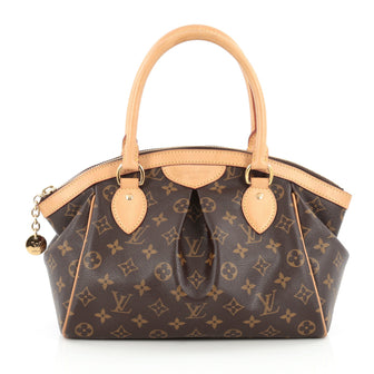 Louis Vuitton Tivoli Handbag Monogram Canvas PM brown