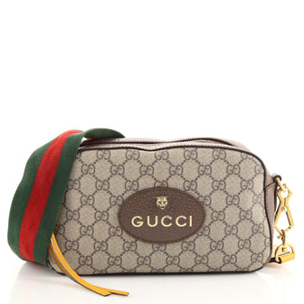 Gucci Neo Vintage Camera Messenger Bag GG Coated Canvas