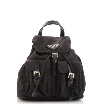 Prada Convertible Chain Backpack Tessuto Mini