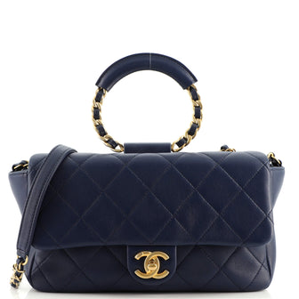 Chanel In The Loop Flap Bag Quilted Lambskin Medium