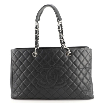 Chanel Grand Shopping Tote Quilted Caviar XL