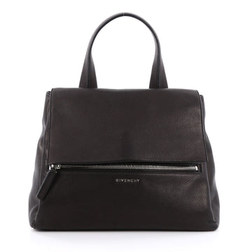 Givenchy Pandora Pure Satchel Leather Medium Black