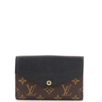 Louis Vuitton Pallas Compact Wallet Monogram Canvas and Calfskin