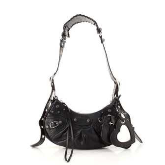 Balenciaga Le Cagole Giant Studs Shoulder Bag Leather XS