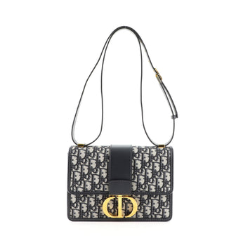 Christian Dior 30 Montaigne Flap Bag Oblique Canvas