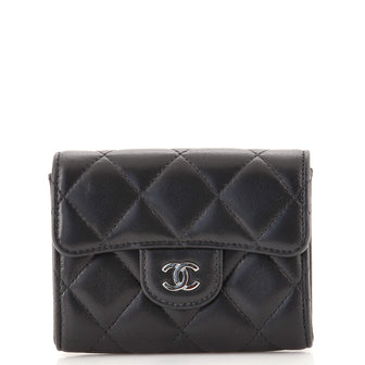 Chanel Classic Flap Card Case Quilted Lambskin