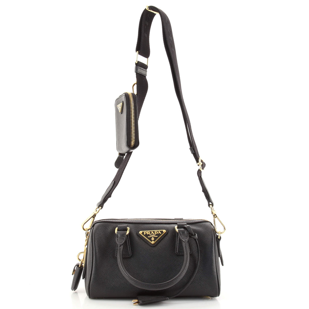 Prada mini boston cheap bag