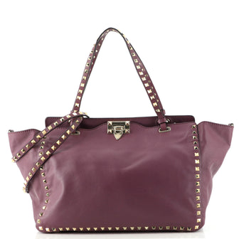 Valentino Rockstud Tote Soft Leather Medium