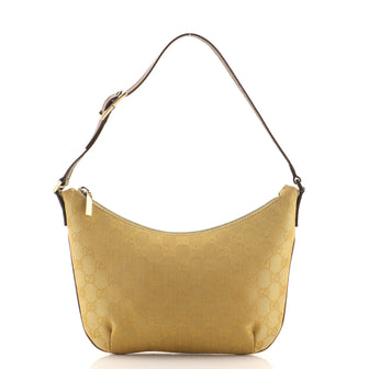 Gucci Vintage Pochette Shoulder Bag GG Canvas Small