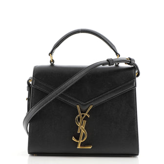 Saint Laurent Cassandra Top Handle Bag Leather Mini