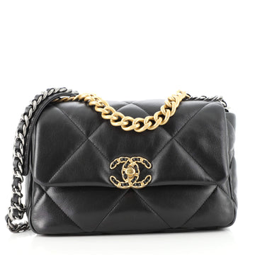 Chanel 19 Flap Bag Quilted Lambskin Medium