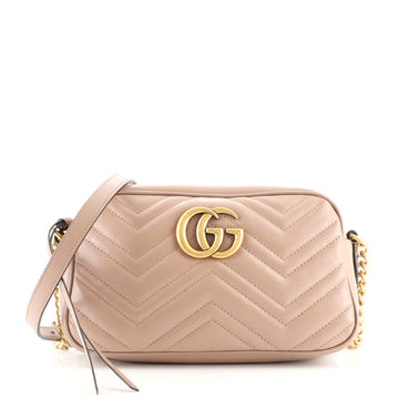 Gucci GG Marmont Shoulder Bag Matelasse Leather Small