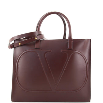 Valentino Vlogo Walk Tote Leather Large