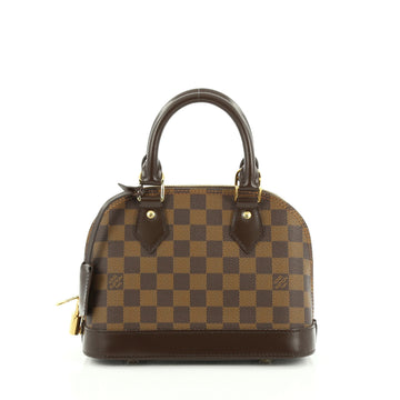 Louis Vuitton Alma Handbag Damier BB brown